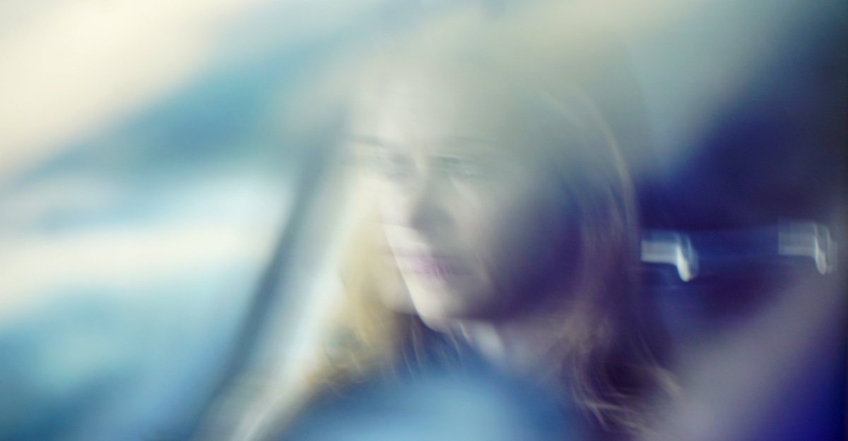 Expressive Portrait Photograph By Philippe Berthier, 30 X 15", Le Jour Se Leve....., Original Artwork