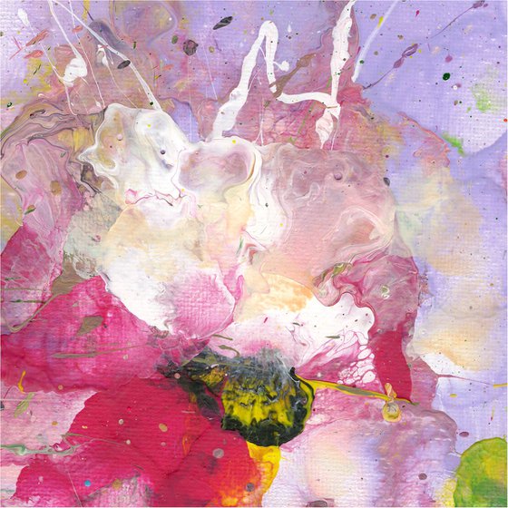 Flower Candy 1 - Floral Painting by Kathy Morton Stanion