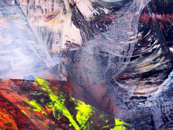 Enigmatic Oneiric Dreamy Abstract Large Scale Masterpiece Ovidiu Kloska