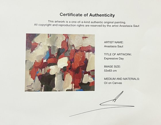 BRIGHT MOMENT 7/Oil painting