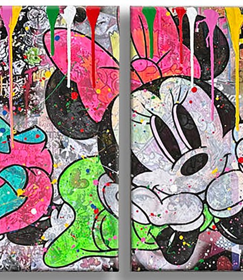 Old Times – Original Quadriptych by Gardani Art
