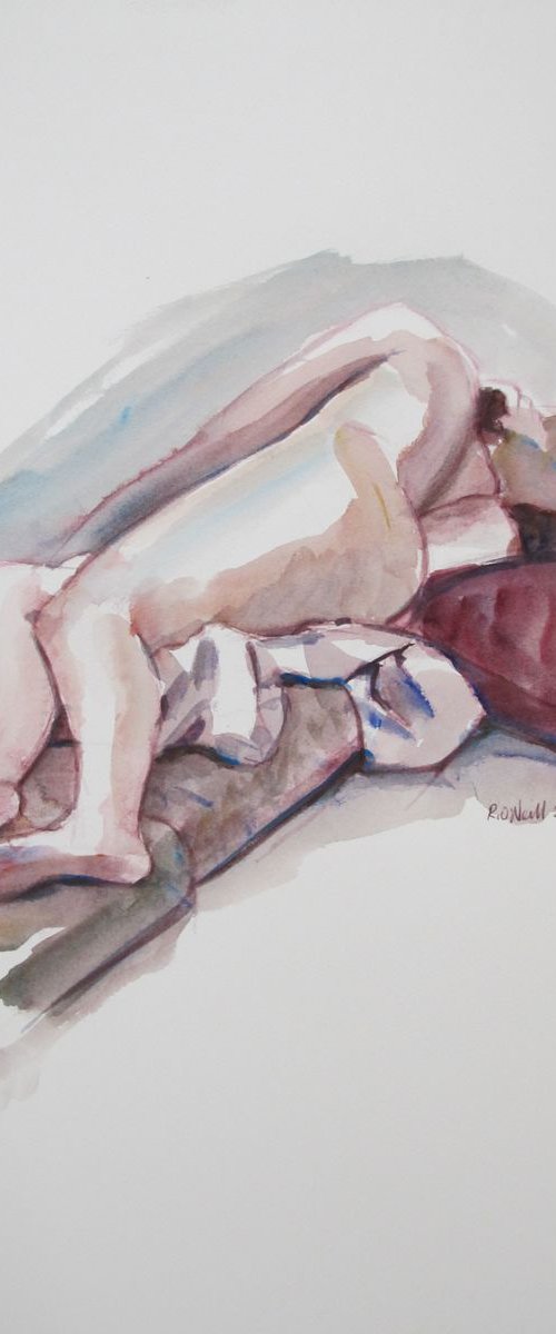 Reclining female nude by Rory O’Neill