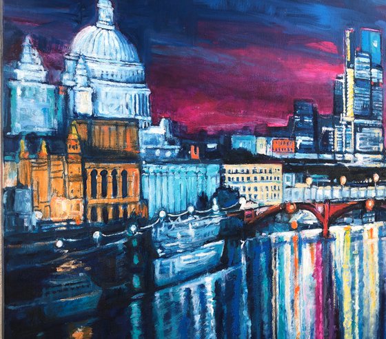 Cityscape from St Paul's to the Oxo Tower