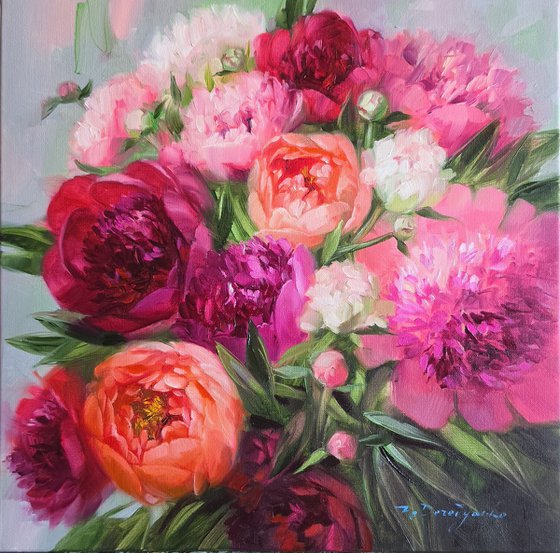 Colorful Peony