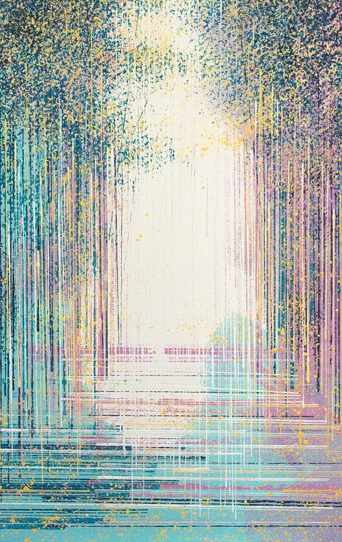 Atmospheric Light Through The Forest by Marc Todd