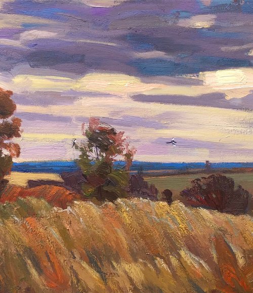 Autumn sunset by Sergey  Kachin