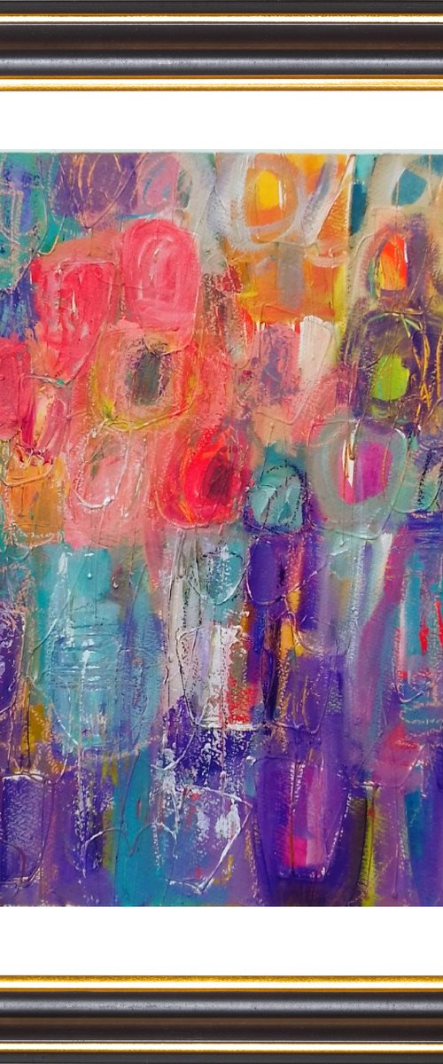 Abstract Floral IX by Jan Rippingham