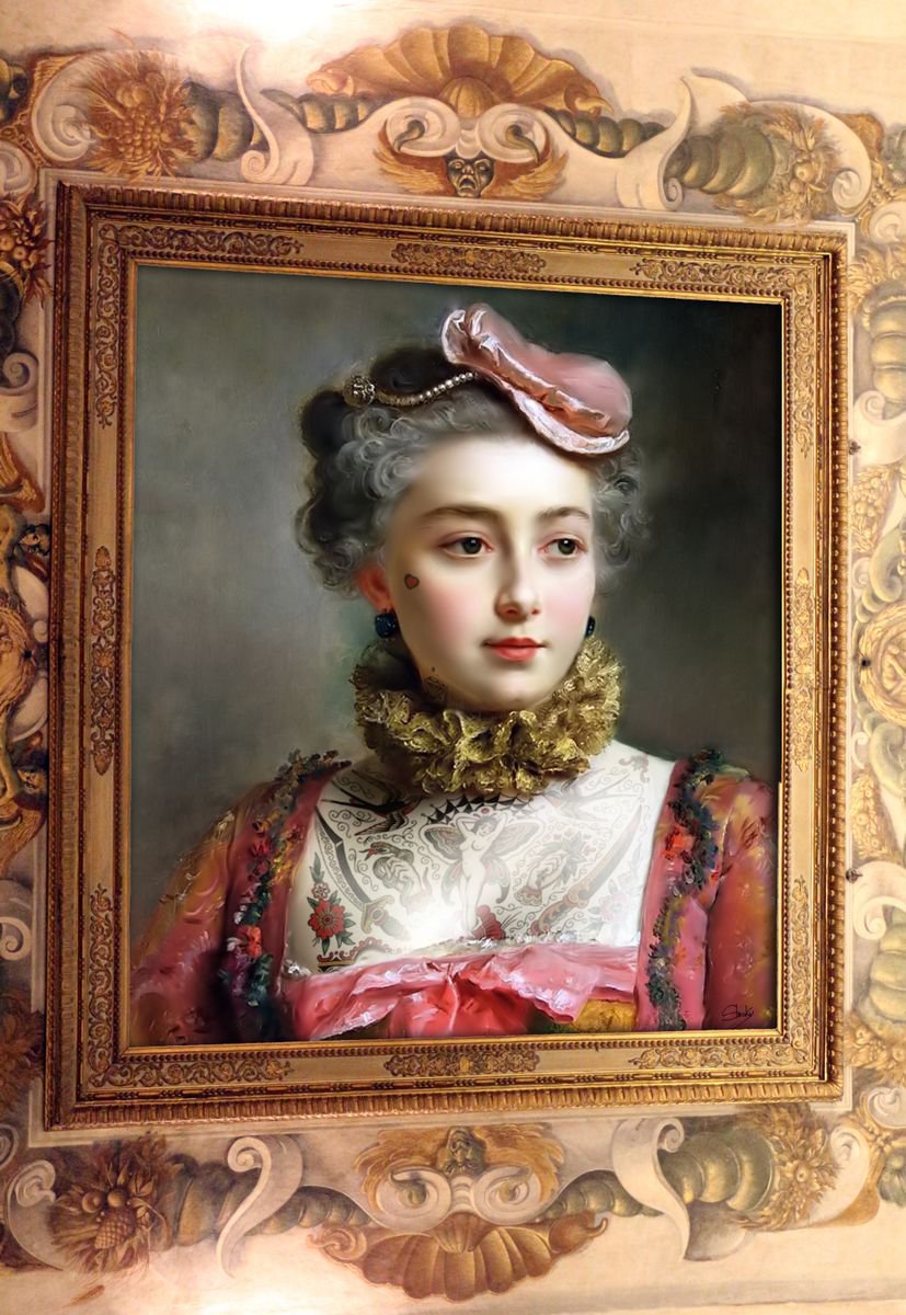 Young Lady ( Miniatures Series ) by Slasky