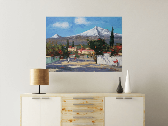 Ararat from the Village