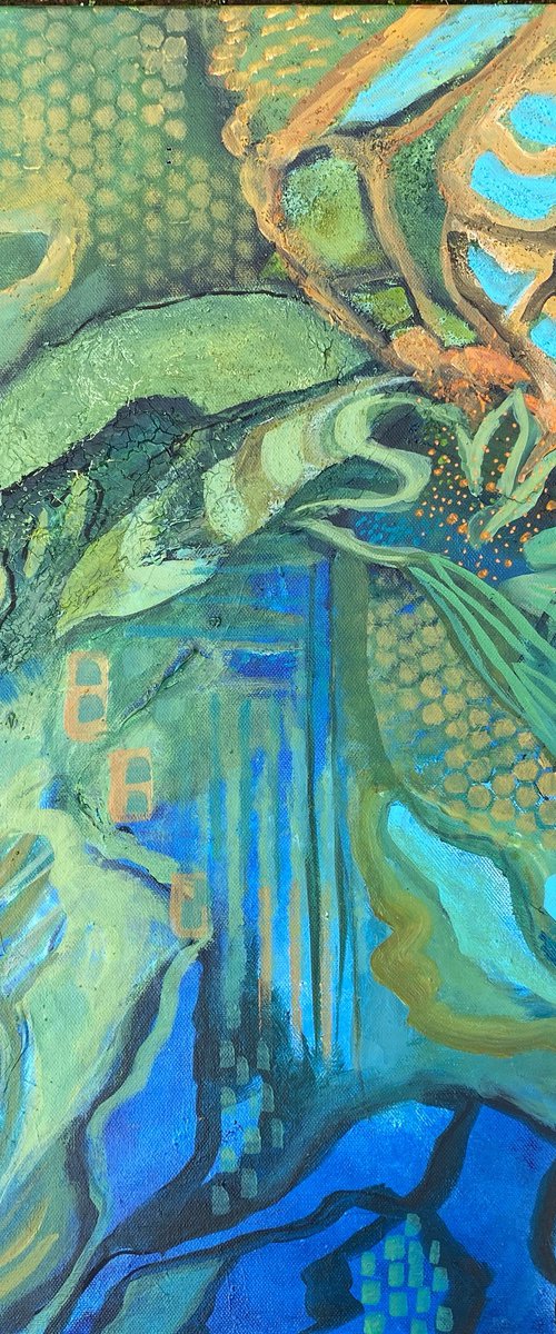 When rain finds the garden by Swapna Namboodiri