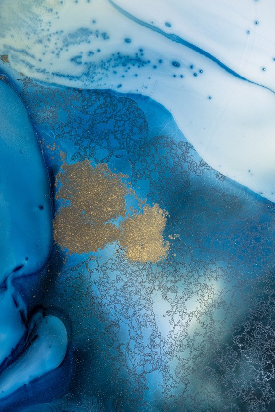 Ocean Abstract Fluid Painting