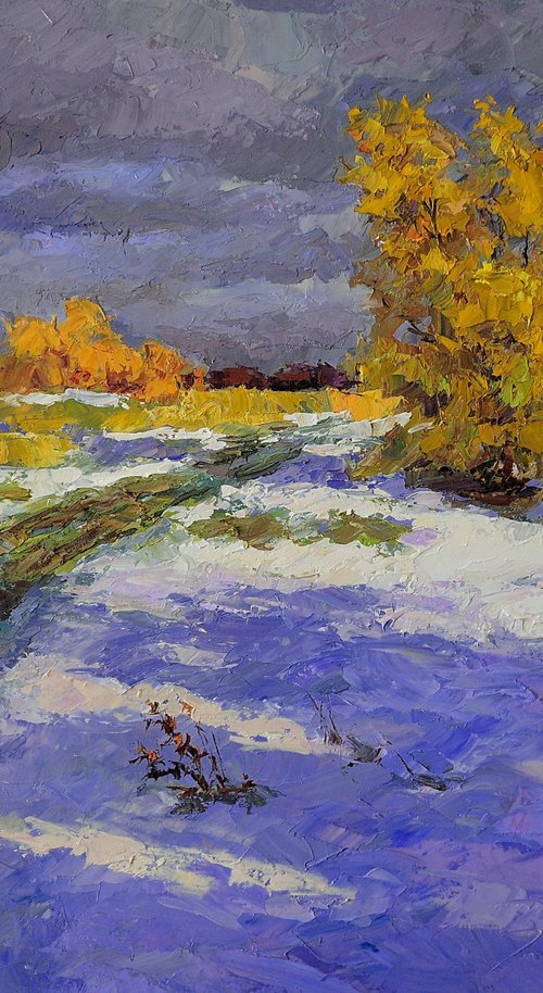 Unexpected snow by Boris Serdyuk