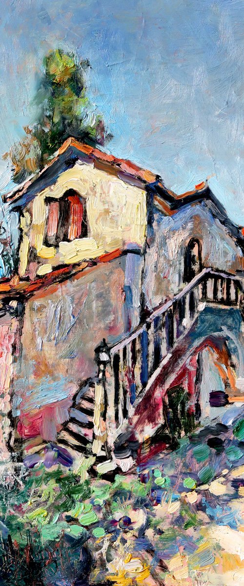 Old house in L'Esterel by Nikifor Swiristuhin