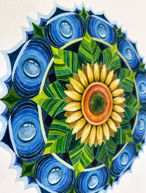 Sunflower Mandala