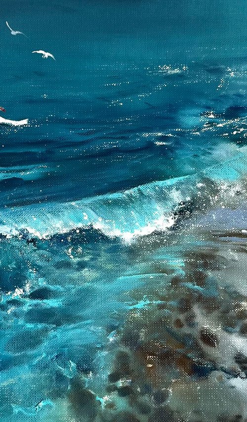 Where the Wave Breaks by Myroslava Denysyuk