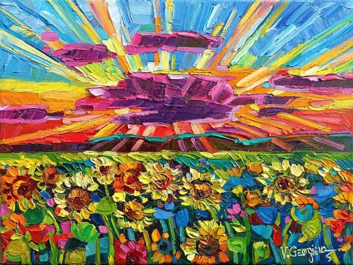 Sunny fields 3 by Vanya Georgieva