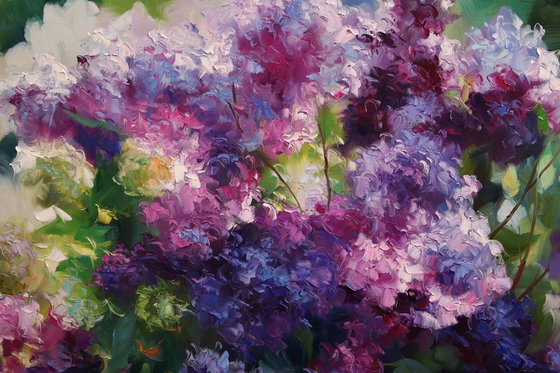 "Bouquet of lilacs"