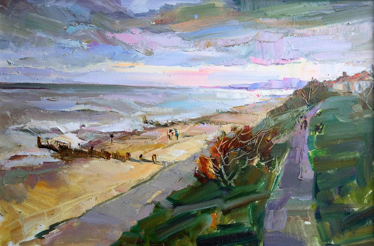 Sea in February by Andriy Nekrasov
