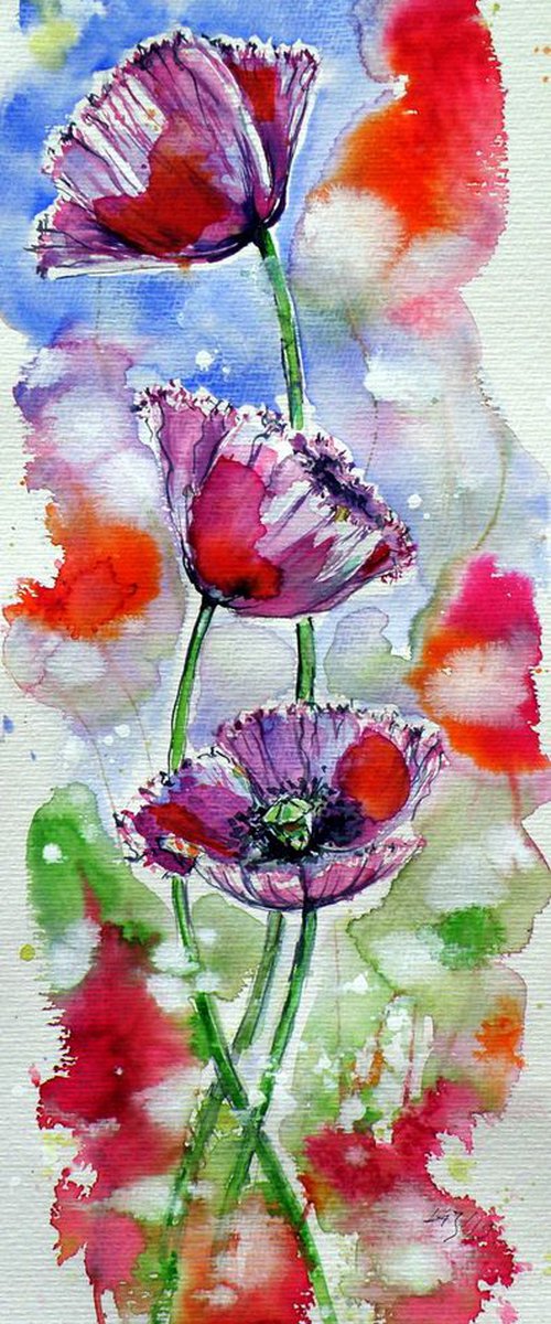 Poppies of summer III by Kovács Anna Brigitta