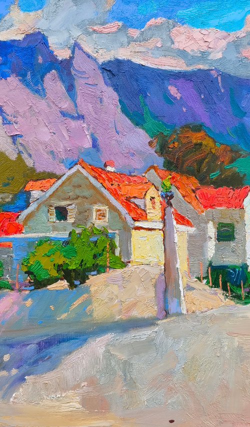 Red Roofs by Alexander Shandor