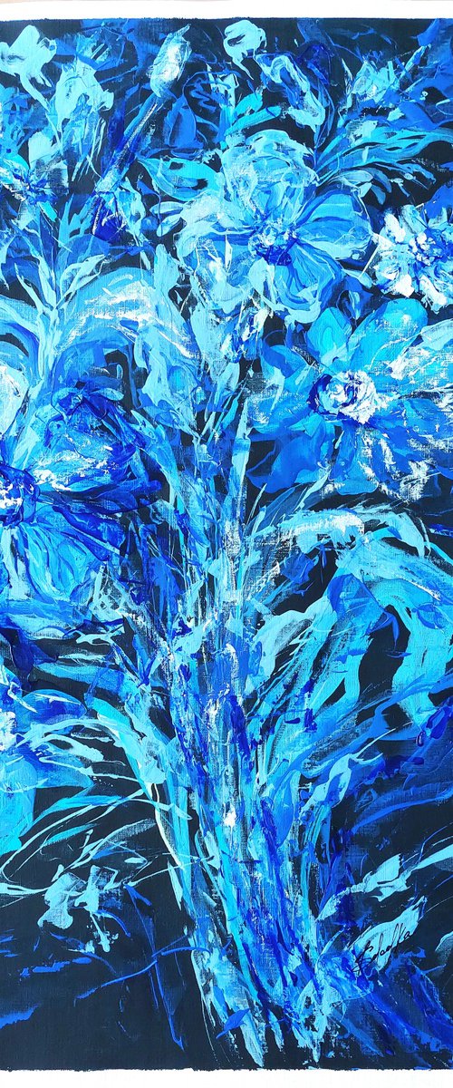 Garden in Blue 3 by Katia Solodka