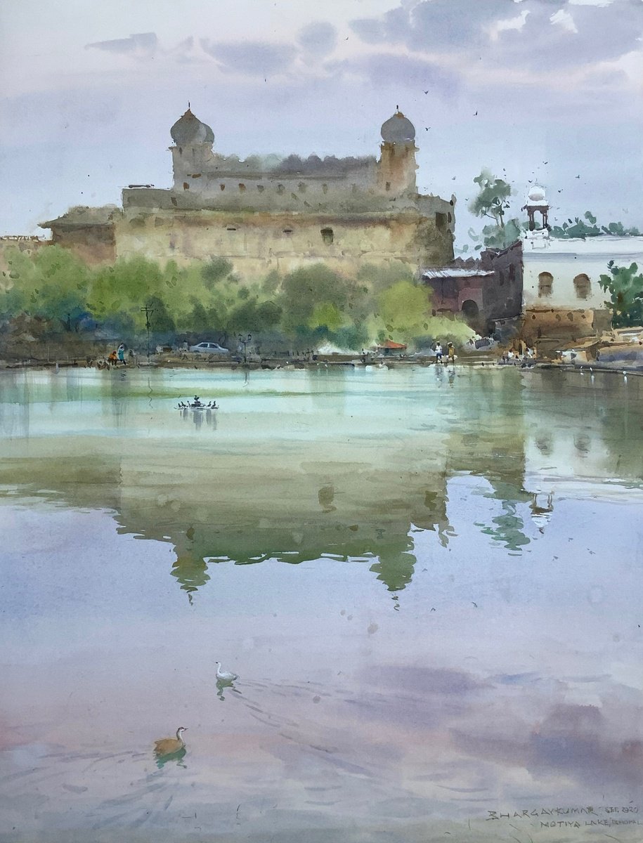 Motiya Talab, Bhopal by Bhargavkumar Kulkarni