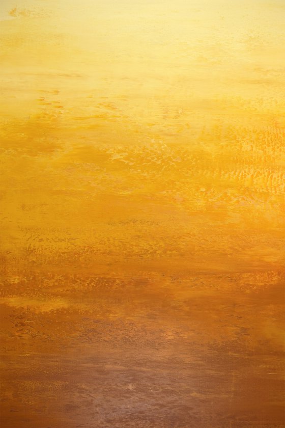 Honey Gold - Modern Abstract