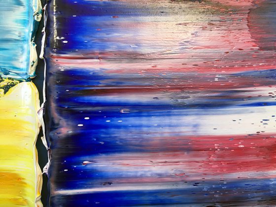 "Big Time" - FREE USA SHIPPING - Original PMS Oil Painting On Wooden Panel - 39 x 27 inches, Framed