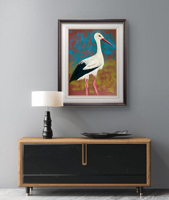 Stroks Heron Wader Ardea Hern