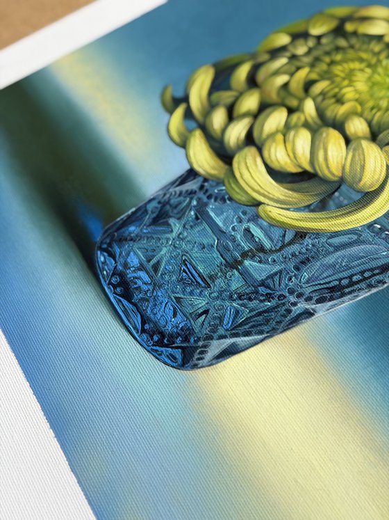 Blue glass