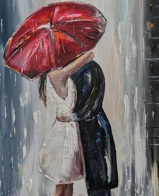 Rainy romance