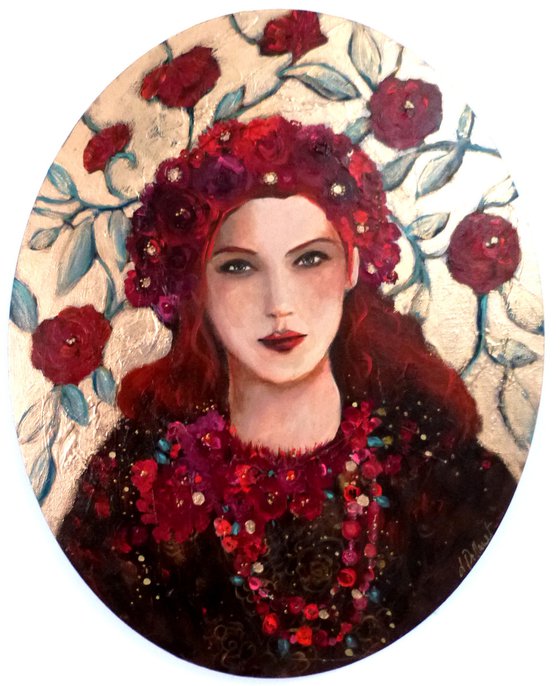 Lili Patchouli 50x40cm oval.