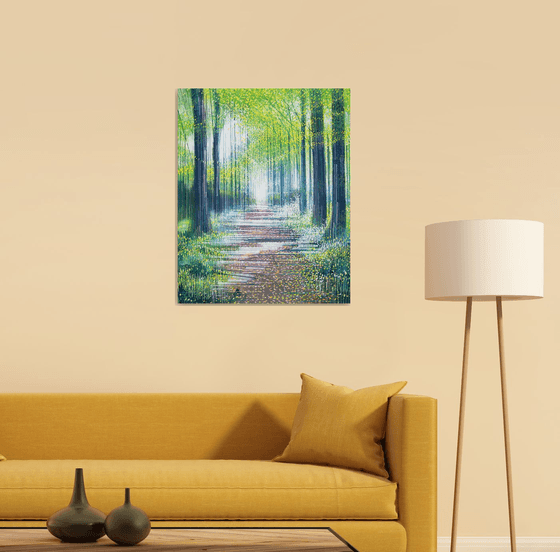 Summer Woodland Path