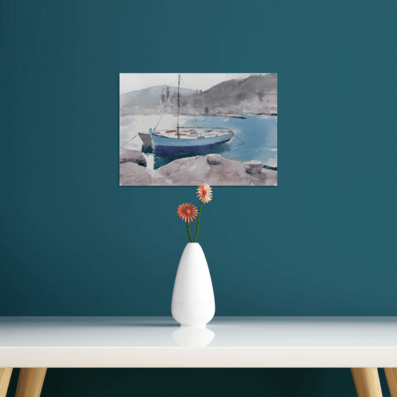 Boat in the harbor