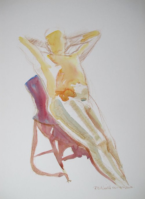 reclining male nude by Rory O’Neill