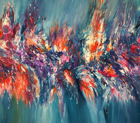 Slim: Turquoise Abstraction 1