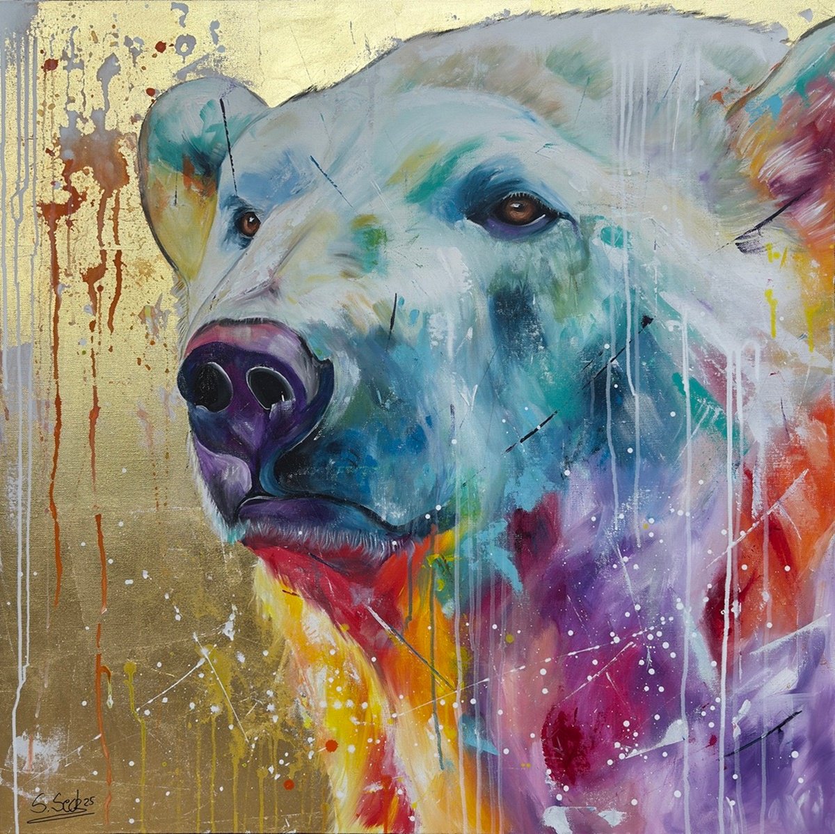 Nanuk By Sabrina Seck, 35 X 35, Artwork For Sale On Artfinder