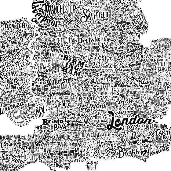 Great British Type Map