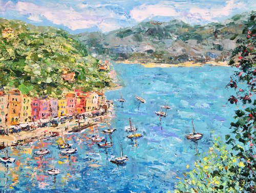 Portofino coast by Vilma Gataveckienė