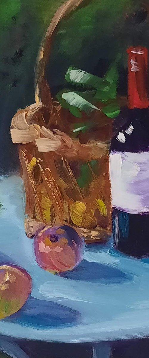 Picnic in the garden by Vera Stein