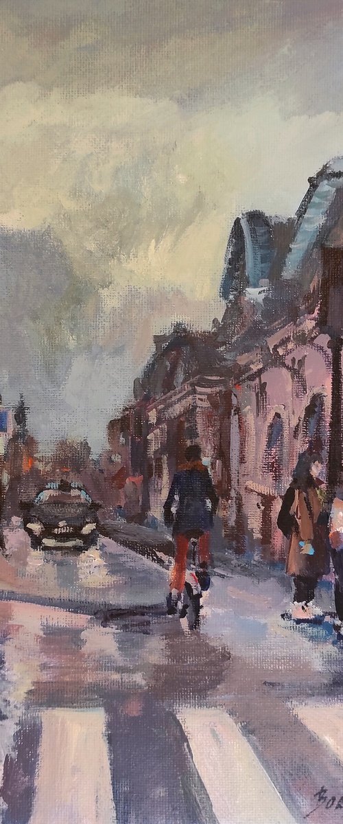 Tourist route through the streets of France by Tetiana Borys