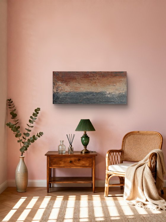 „Where silence dwells“ 100x45x2 cm