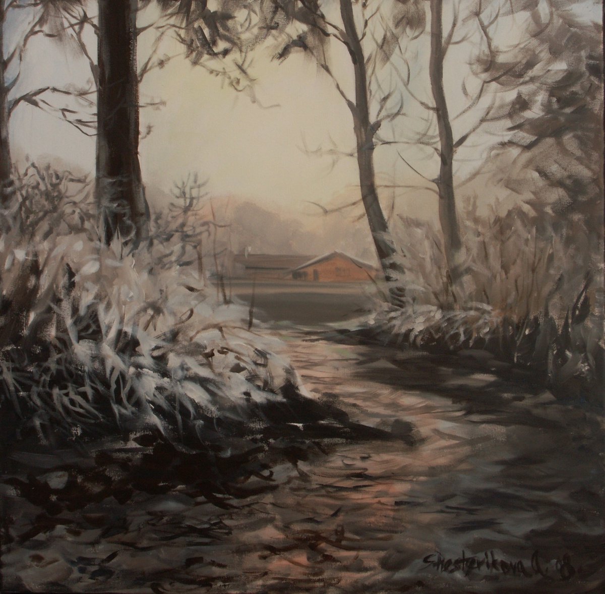Winter Elegy by Anna Shesterikova