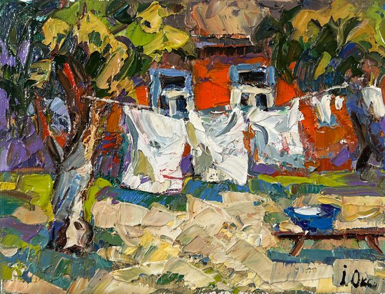 Clothes are drying