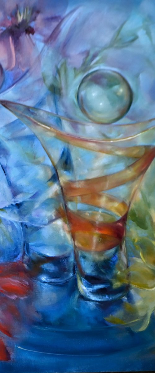Party glass by Isabel Tapias