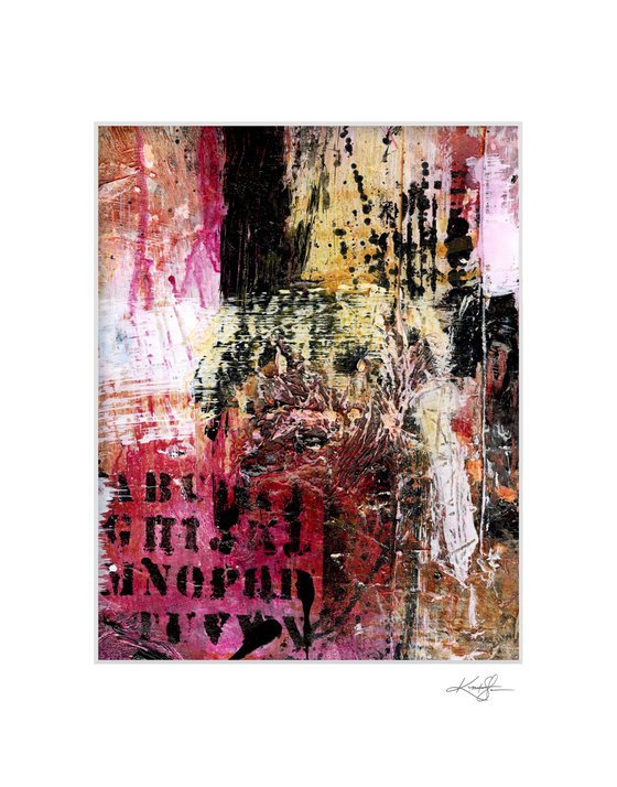 Urban Speak Collection 1 - 4 Abstract Paintings