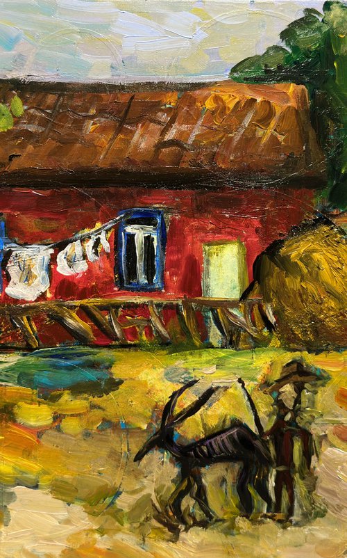 The Farmer's Yard by Razmik Manoyan