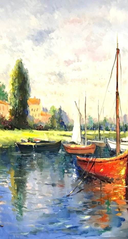Red Boat by W. Eddie