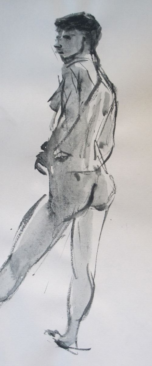 Nude From Side by Ara Shahkhatuni