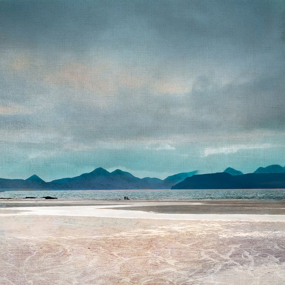 "A Walk on the Beach" Skye from Applecross